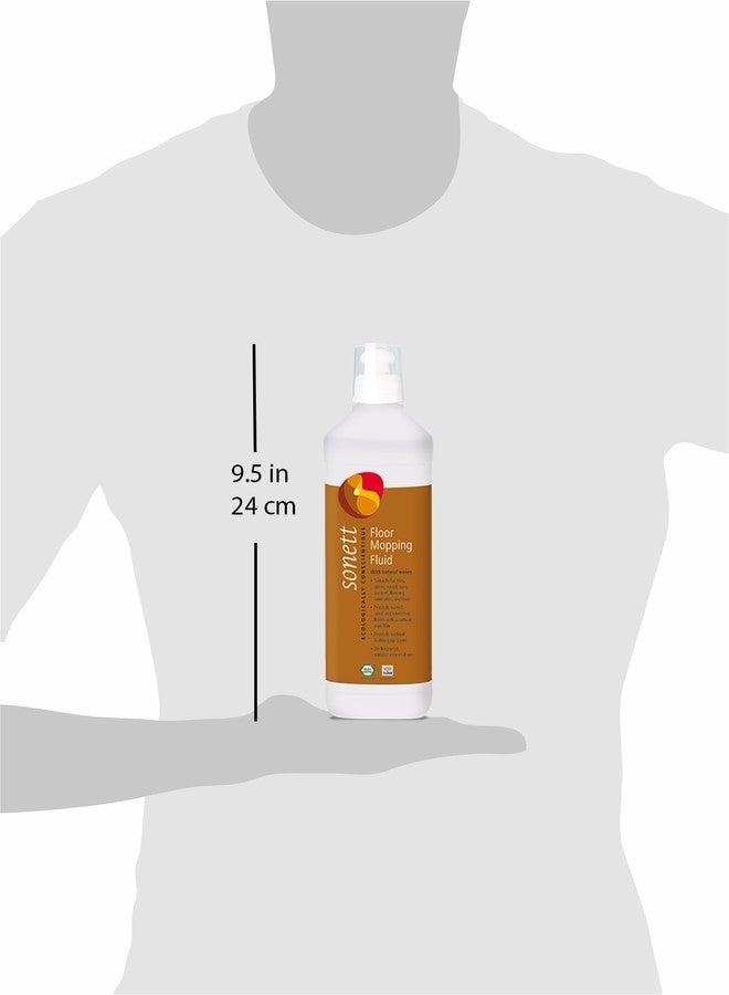 Sonett Organic Floor Cleaner -Protects waxed, oiled and varnished floors with a natural wax film without build-up. For tiles stone wood cork parquets laminates linoleum and plastics (17 fl. oz.) - Image 3
